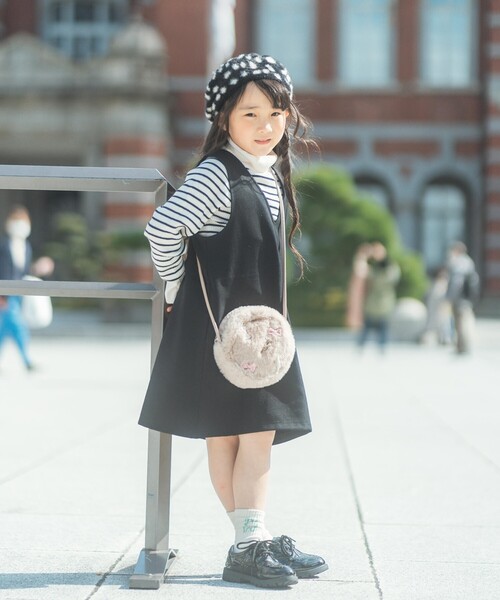 SHOO・LA・RUE（シューラルー）の「【リンク/110-140cm】リブタートルニット（ニット/セーター・キッズ・ホワイト系5/ブラック/レッド系1・11/12/13/14）」の17枚目の写真