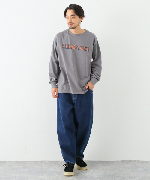 CAL O LINE(キャルオーライン)の「【CAL O LINE/キャルオーライン】PENN MAP ロングスリーブTシャツ(Tシャツ/カットソー・メンズ・チャコールグレー/ホワイト・LARGE/MEDIUM/X-LARGE)」の19枚目の写真