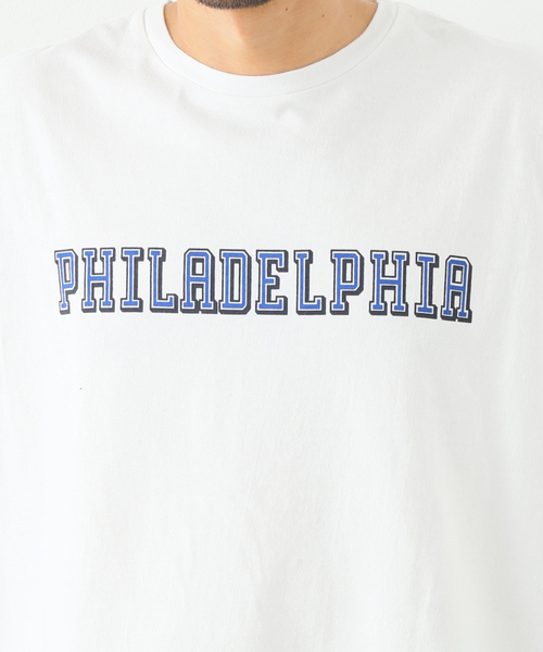 CAL O LINE(キャルオーライン)の「【CAL O LINE/キャルオーライン】PENN MAP ロングスリーブTシャツ(Tシャツ/カットソー・メンズ・チャコールグレー/ホワイト・LARGE/MEDIUM/X-LARGE)」の9枚目の写真