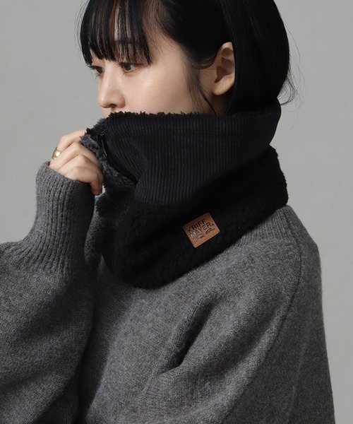 セール】【KRIFF MAYER/クリフメイヤー】モコモコ切り替えネック