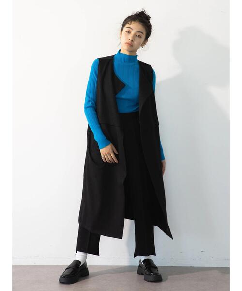 koe（コエ）の「ツイルテーパードパンツ（その他パンツ・レディース・ブラック・FREE）」の2枚目の写真