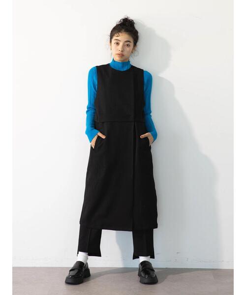 koe（コエ）の「ツイルテーパードパンツ（その他パンツ・レディース・ブラック・FREE）」の19枚目の写真