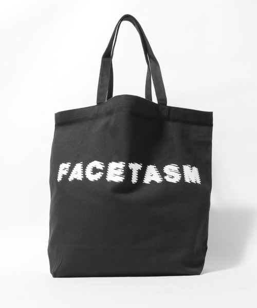 FACETASM（ファセッタズム）の「FACETASM/ファセッタズム FACETASM×KOSUKE KAWAMURA TOTE BAG トートバッグ（トートバッグ・メンズ・ブラック・FREE）」の3枚目の写真