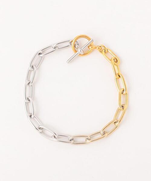 BYOKA(ビョーカ)の「<BYOKA>MIX CLASSIC CHAIN ブレスレット(ブレスレット・レディース・シルバー・S)」の1枚目の写真