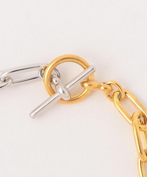 BYOKA(ビョーカ)の「<BYOKA>MIX CLASSIC CHAIN ブレスレット(ブレスレット・レディース・シルバー・S)」の2枚目の写真