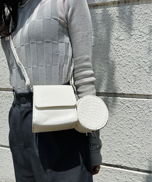 IO（イオ）（イオ）の「IO select / 2ＳＥＴショルダーＢＡＧ（ショルダーバッグ・レディース・レッド/グリーン/ベージュ/ブラック/ホワイト/オレンジ・ONESIZE）」の3枚目の写真