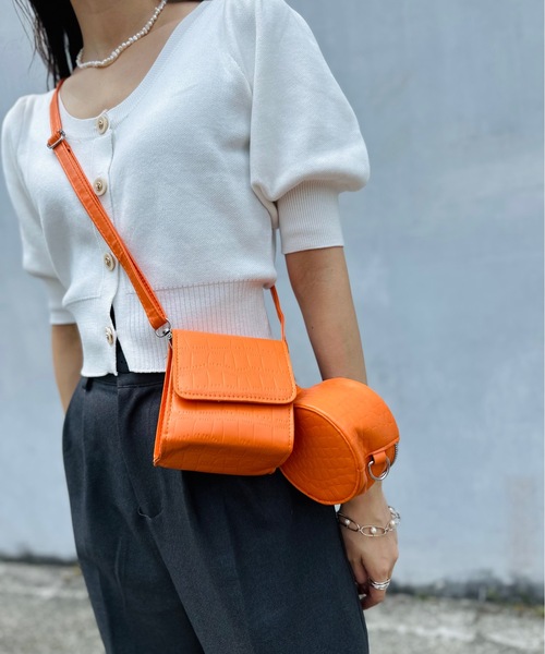 IO（イオ）（イオ）の「IO select / 2ＳＥＴショルダーＢＡＧ（ショルダーバッグ・レディース・レッド/グリーン/ベージュ/ブラック/ホワイト/オレンジ・ONESIZE）」の6枚目の写真