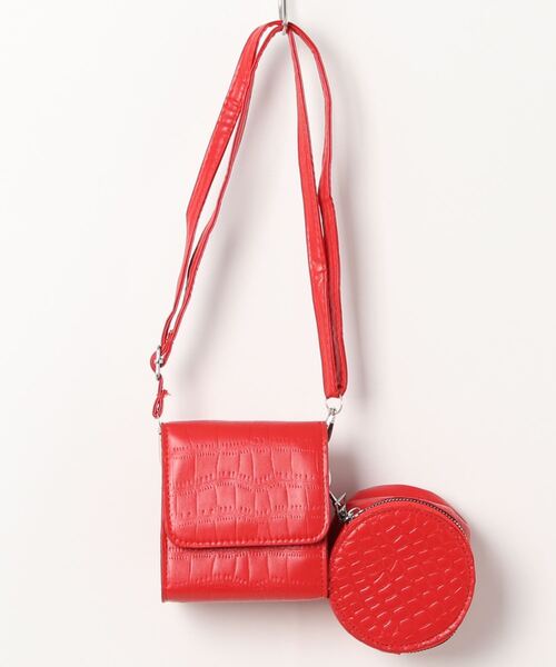 IO（イオ）（イオ）の「IO select / 2ＳＥＴショルダーＢＡＧ（ショルダーバッグ・レディース・レッド/グリーン/ベージュ/ブラック/ホワイト/オレンジ・ONESIZE）」の17枚目の写真