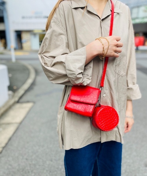 IO（イオ）（イオ）の「IO select / 2ＳＥＴショルダーＢＡＧ（ショルダーバッグ・レディース・レッド/グリーン/ベージュ/ブラック/ホワイト/オレンジ・ONESIZE）」の19枚目の写真