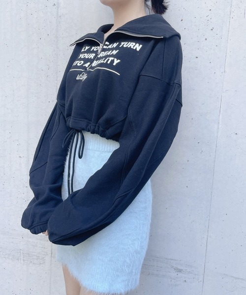 lilLilly（リルリリー）の「ハーフジップパーカー（スウェット）」 - WEAR