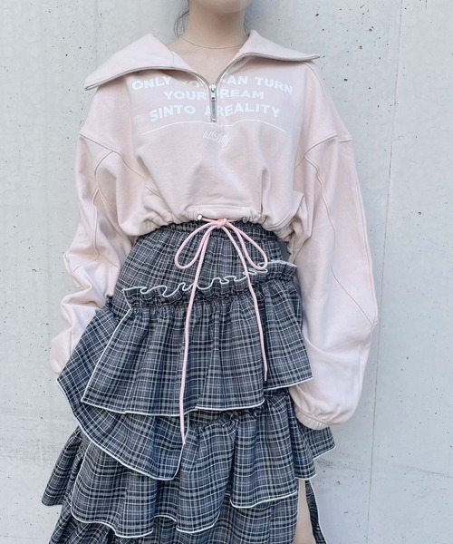lilLilly（リルリリー）の「ハーフジップパーカー（スウェット）」 - WEAR