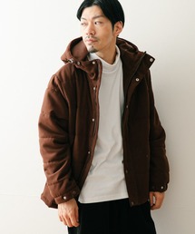 中綿キルティング フーディージャケット