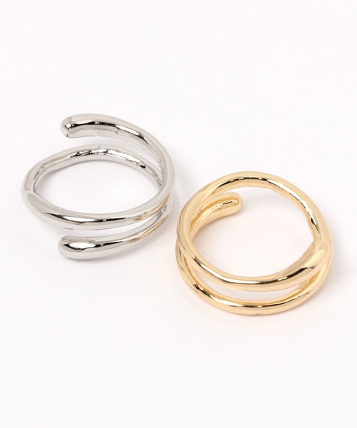 LAKOLE(ラコレ)の「重ねデザインリング / 175556(リング・レディース・その他2/その他1・FREE)」の3枚目の写真