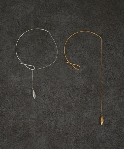 loni（ロニ）の「【金属アレルギー対応】Seed asymmetry chorker (アシンメトリーチョーカー）（チョーカー・レディース・シルバー/ゴールド/その他・FREE）」の7枚目の写真