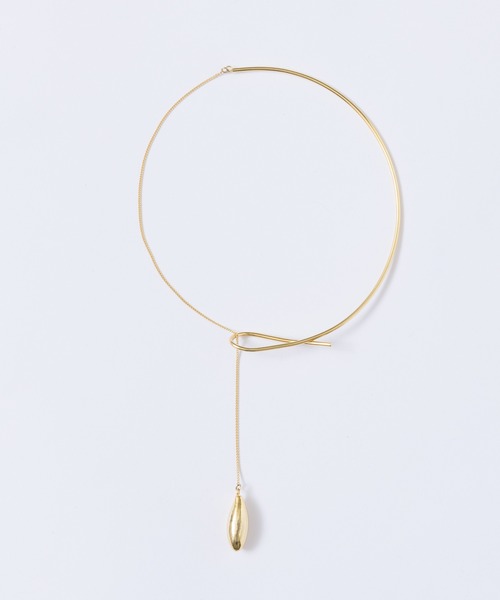 loni（ロニ）の「【金属アレルギー対応】Seed asymmetry chorker (アシンメトリーチョーカー）（チョーカー・レディース・シルバー/ゴールド/その他・FREE）」の10枚目の写真