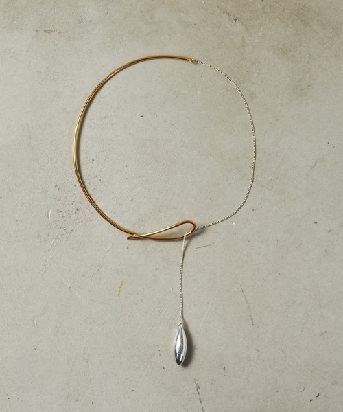 loni（ロニ）の「【金属アレルギー対応】Seed asymmetry chorker (アシンメトリーチョーカー）（チョーカー・レディース・シルバー/ゴールド/その他・FREE）」の14枚目の写真