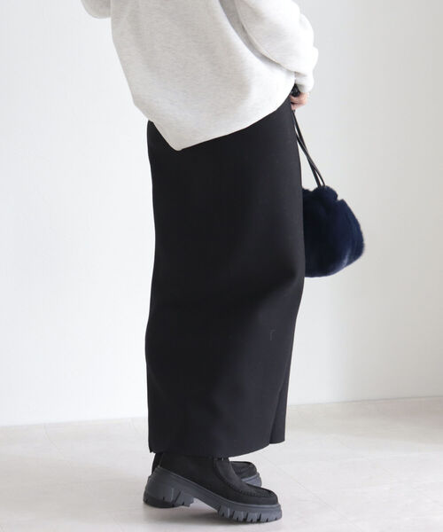 fredy emue（フレディエミュ）の「ウエストラメポンチタイトスカート（スカート・レディース・ブラック/モカ・38/36）」の17枚目の写真