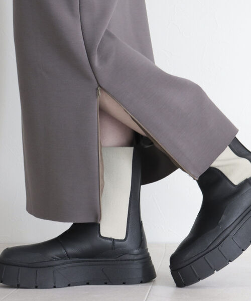 fredy emue（フレディエミュ）の「ウエストラメポンチタイトスカート（スカート・レディース・ブラック/モカ・38/36）」の22枚目の写真