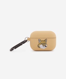 Maison Kitsune（メゾンキツネ）の「FOX HEAD CARABINER CASE FOR AIRPODS PRO  2 BEIGE（ヘッドフォン/イヤホン）」