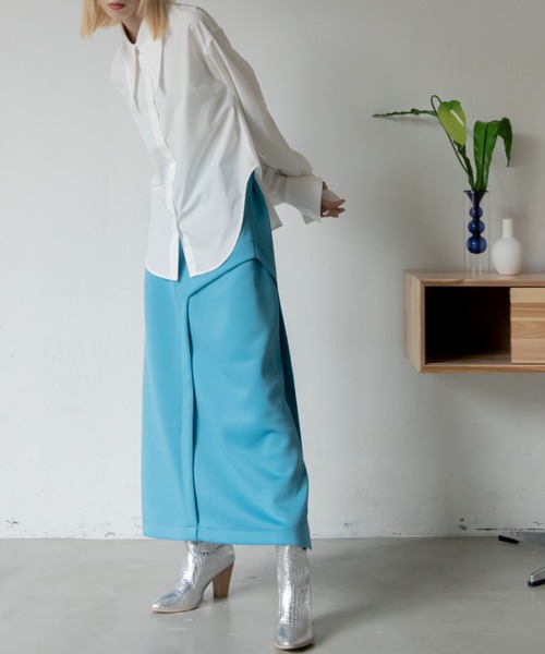 VACANCY（ヴァカンシー）の「配色ペンシルスカート（スカート・レディース・ブルー/ブラック・FREE）」の6枚目の写真
