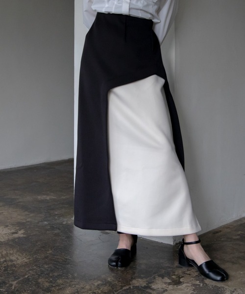 VACANCY（ヴァカンシー）の「配色ペンシルスカート（スカート・レディース・ブルー/ブラック・FREE）」の13枚目の写真
