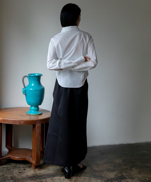 VACANCY（ヴァカンシー）の「配色ペンシルスカート（スカート・レディース・ブルー/ブラック・FREE）」の7枚目の写真