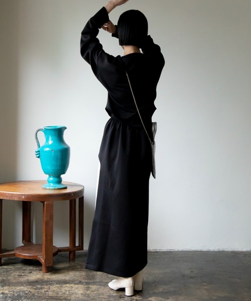 VACANCY（ヴァカンシー）の「配色ペンシルスカート（スカート・レディース・ブルー/ブラック・FREE）」の21枚目の写真