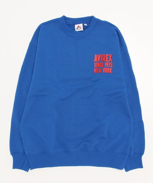 AVIREX（アヴィレックス）の「BIG LOGO CREW NECK SWEAT/ ビッグロゴクルーネックスウェット（スウェット・レディース・その他11/グレー系その他3/グリーン/イエロー・2XL/XL/M/L）」の4枚目の写真