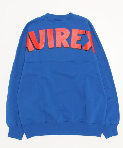 AVIREX（アヴィレックス）の「BIG LOGO CREW NECK SWEAT/ ビッグロゴクルーネックスウェット（スウェット・レディース・その他11/グレー系その他3/グリーン/イエロー・2XL/XL/M/L）」の6枚目の写真