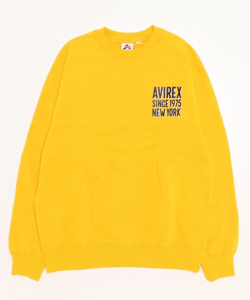 AVIREX（アヴィレックス）の「BIG LOGO CREW NECK SWEAT/ ビッグロゴクルーネックスウェット（スウェット・レディース・その他11/グレー系その他3/グリーン/イエロー・2XL/XL/M/L）」の22枚目の写真