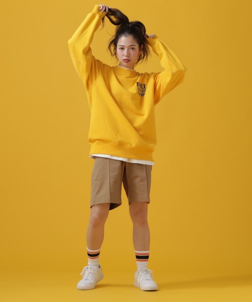 AVIREX（アヴィレックス）の「BIG LOGO CREW NECK SWEAT/ ビッグロゴクルーネックスウェット（スウェット・レディース・その他11/グレー系その他3/グリーン/イエロー・2XL/XL/M/L）」の11枚目の写真