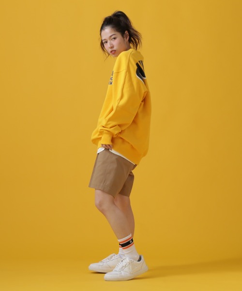 AVIREX（アヴィレックス）の「BIG LOGO CREW NECK SWEAT/ ビッグロゴクルーネックスウェット（スウェット・レディース・その他11/グレー系その他3/グリーン/イエロー・2XL/XL/M/L）」の12枚目の写真