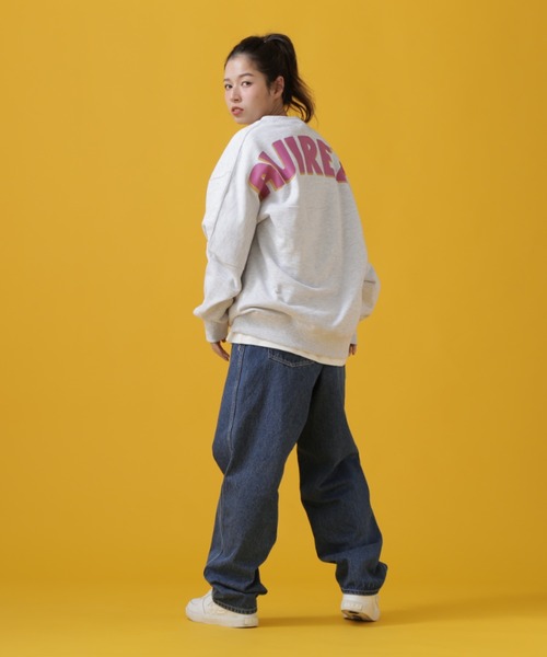 AVIREX（アヴィレックス）の「BIG LOGO CREW NECK SWEAT/ ビッグロゴクルーネックスウェット（スウェット・レディース・その他11/グレー系その他3/グリーン/イエロー・2XL/XL/M/L）」の18枚目の写真