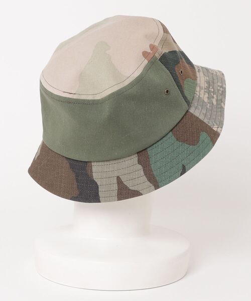 DL HEADWEAR(ディーエルヘッドウェア)の「DL Headwear Desire Bucket Hat Veteran Collection (CAMOUFLAGE) / ディーエル ヘッドウェア デザイア バケットハット ベテラン コレクション (ハット・メンズ・カモフラージュ・ONE SIZE)」の2枚目の写真