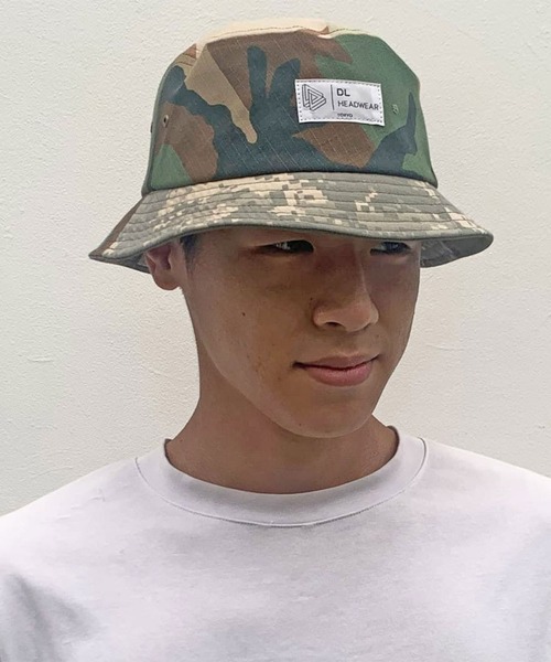DL HEADWEAR(ディーエルヘッドウェア)の「DL Headwear Desire Bucket Hat Veteran Collection (CAMOUFLAGE) / ディーエル ヘッドウェア デザイア バケットハット ベテラン コレクション (ハット・メンズ・カモフラージュ・ONE SIZE)」の1枚目の写真