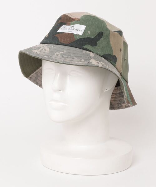 DL HEADWEAR(ディーエルヘッドウェア)の「DL Headwear Desire Bucket Hat Veteran Collection (CAMOUFLAGE) / ディーエル ヘッドウェア デザイア バケットハット ベテラン コレクション (ハット・メンズ・カモフラージュ・ONE SIZE)」の3枚目の写真