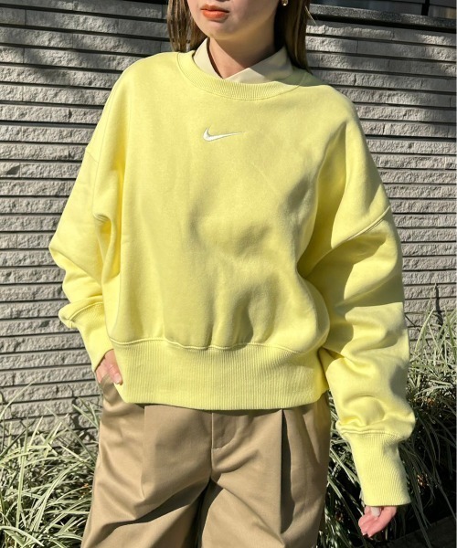 NIKE☆ウィメンズ☆NSW AOP☆フリース L/S クルー　M セール】【NIKE meets emmi】ナイキ ウィメンズ NSW スタイル