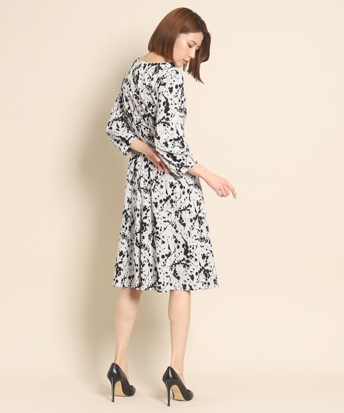 COUP DE CHANCE フレアーワンピース　40 L 洗える／日本製】フレアワンピース（ミドルワンピース） | COUP