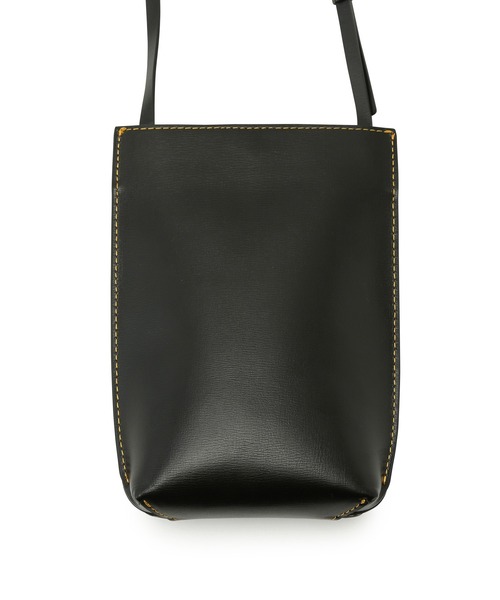 GANNI（ガニー）の「【GANNI】BANNER SMALL CROSSBODY YELLOW STITCH（ショルダーバッグ・レディース・ブラック・FREE）」の11枚目の写真