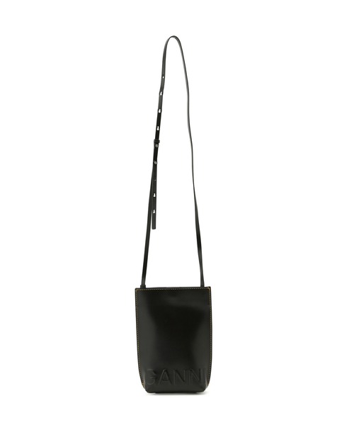 Banner Small Crossbody Yellow Stitch - Black