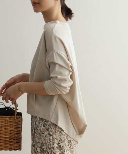 URBAN RESEARCH DOORS（アーバンリサーチドアーズ）の「コットンバックタックプルオーバー（Tシャツ/カットソー・レディース・ミント/パープル/ライトベージュ・MEDIUM）」の20枚目の写真