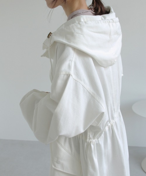 Crisp（クリスプ）の「オーバースノーパーカー（モッズコート・レディース・ブラック/ホワイト/ベージュ・FREE）」の14枚目の写真