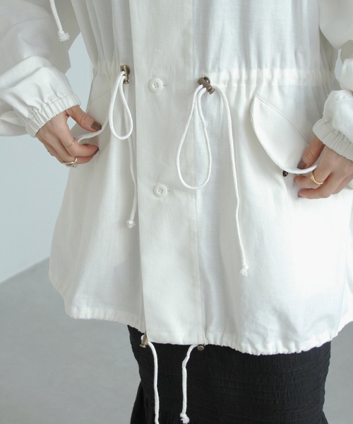 Crisp（クリスプ）の「オーバースノーパーカー（モッズコート・レディース・ブラック/ホワイト/ベージュ・FREE）」の17枚目の写真