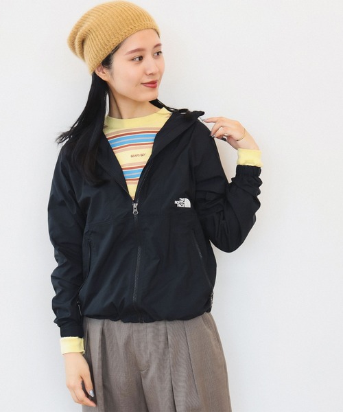 ノースフェイス　コンパクトジャケット　レディースS ブラック　マウンテンパーカ THE NORTH FACE（ザ ノースフェイス） ブルゾン ジャンバー 「追加