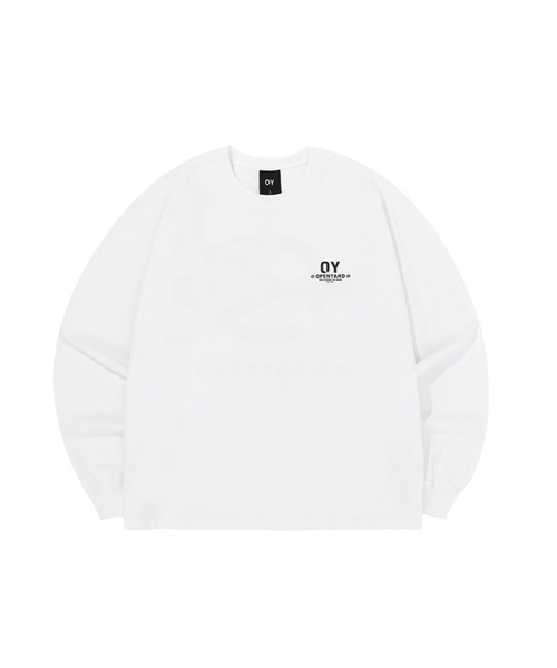 OY(オーワイ)の「『OY/オーワイ』SKULL LOGO LONG SLEEVE/スカルロゴロングスリーブ(Tシャツ/カットソー・メンズ・ブラック/ホワイト/ベージュ・M/L)」の14枚目の写真