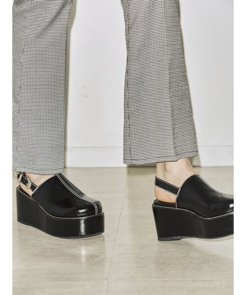 jouetie（ジュエティ）の「ウエスタンバックルサボサンダル（サンダル・レディース・ブラック/シルバー/ブルー・M/L）」の7枚目の写真