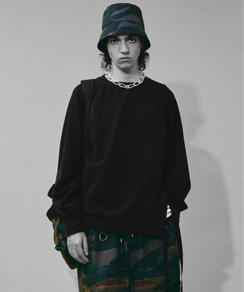 ANEI(アーネイ)の「【ANEI】ISLE PANTS MIL TROPICAL(スラックス・メンズ・ダークグレー・2/3)」の2枚目の写真
