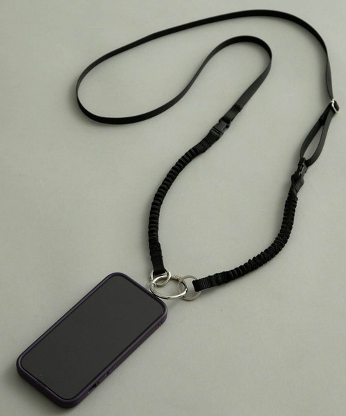 URBAN RESEARCH（アーバンリサーチ）の「BYON BYON　スマホショルダーストラップ（スマホケース/カバー・メンズ・オレンジ/イエロー/ホワイト/ピンク/グリーン/ブラック/ネイビー/グレー/ベージュ/カーキ/レッド/ブラウン・FREE）」の19枚目の写真