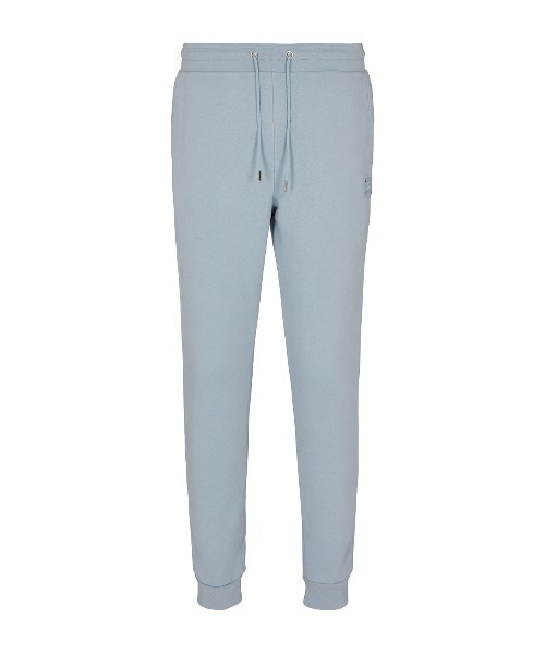 EMPORIO ARMANI EA7（エンポリオアルマーニイーエーセブン）の「【エンポリオ アルマーニ EA7】Logo Series ユニセックス ジョガーパンツ オーガニックコットン混紡（スウェットパンツ・メンズ・ライトベージュ/ライトブルー・MEDIUM/SMALL/X-SMALL/LARGE/X-LARGE）」の6枚目の写真