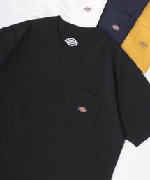 Dickies/ディッキーズ 別注 ワンポイント刺繍 ポケット無地Tシャツ